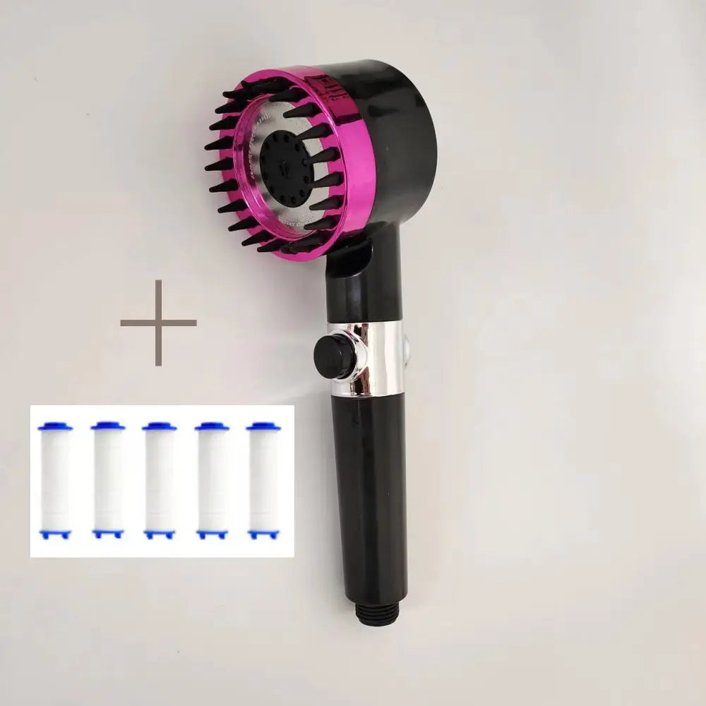 Shower Filter Four Modes Bathroom Accessories Head Massage Showerhead Replete for Shower Heads Knobs Showers Parts Fixture Home