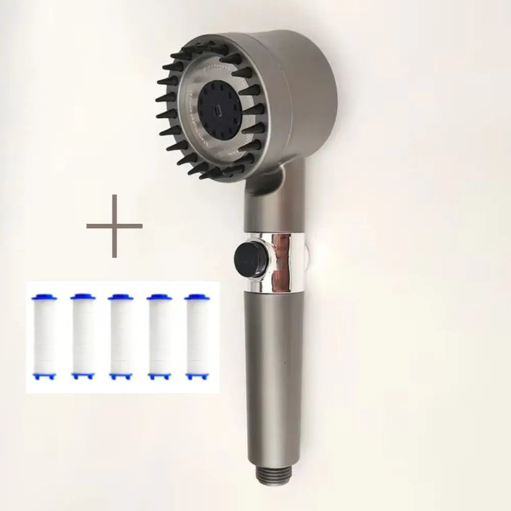 Shower Filter Four Modes Bathroom Accessories Head Massage Showerhead Replete for Shower Heads Knobs Showers Parts Fixture Home
