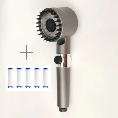 Shower Filter Four Modes Bathroom Accessories Head Massage Showerhead Replete for Shower Heads Knobs Showers Parts Fixture Home